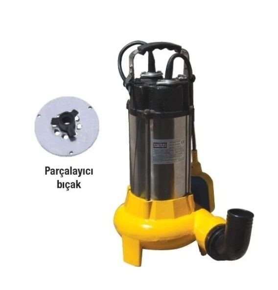 Attlas V2200D-F Atık Su Dalgıç Pompası