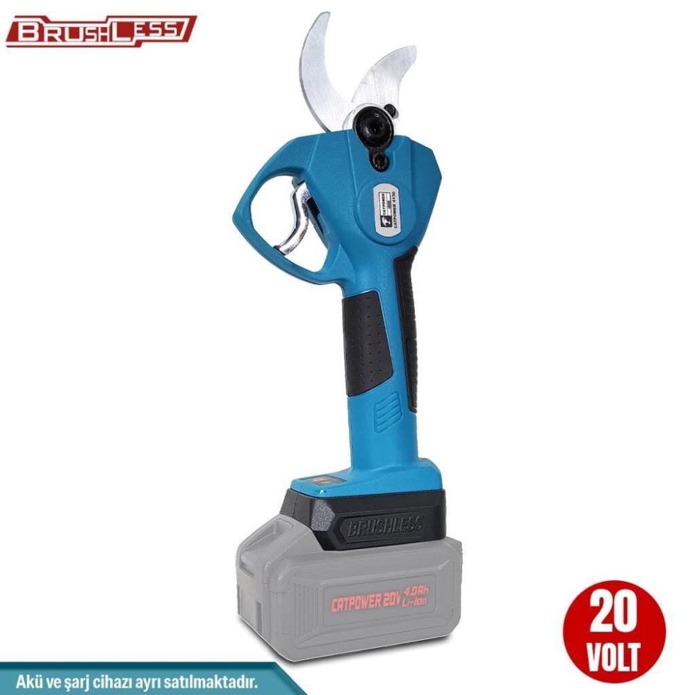 CATPOWER 4136 Kömürsüz Akülü Bağ Makası 35 mm Solo 20 V