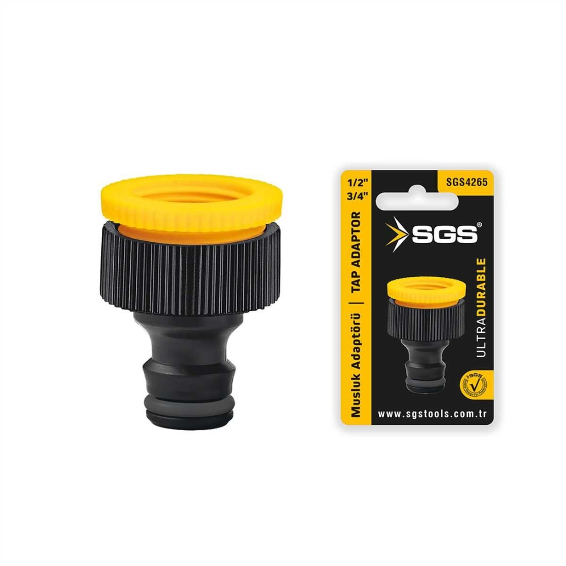SGS4265 1/2–3/4 inç Musluk Adaptörü